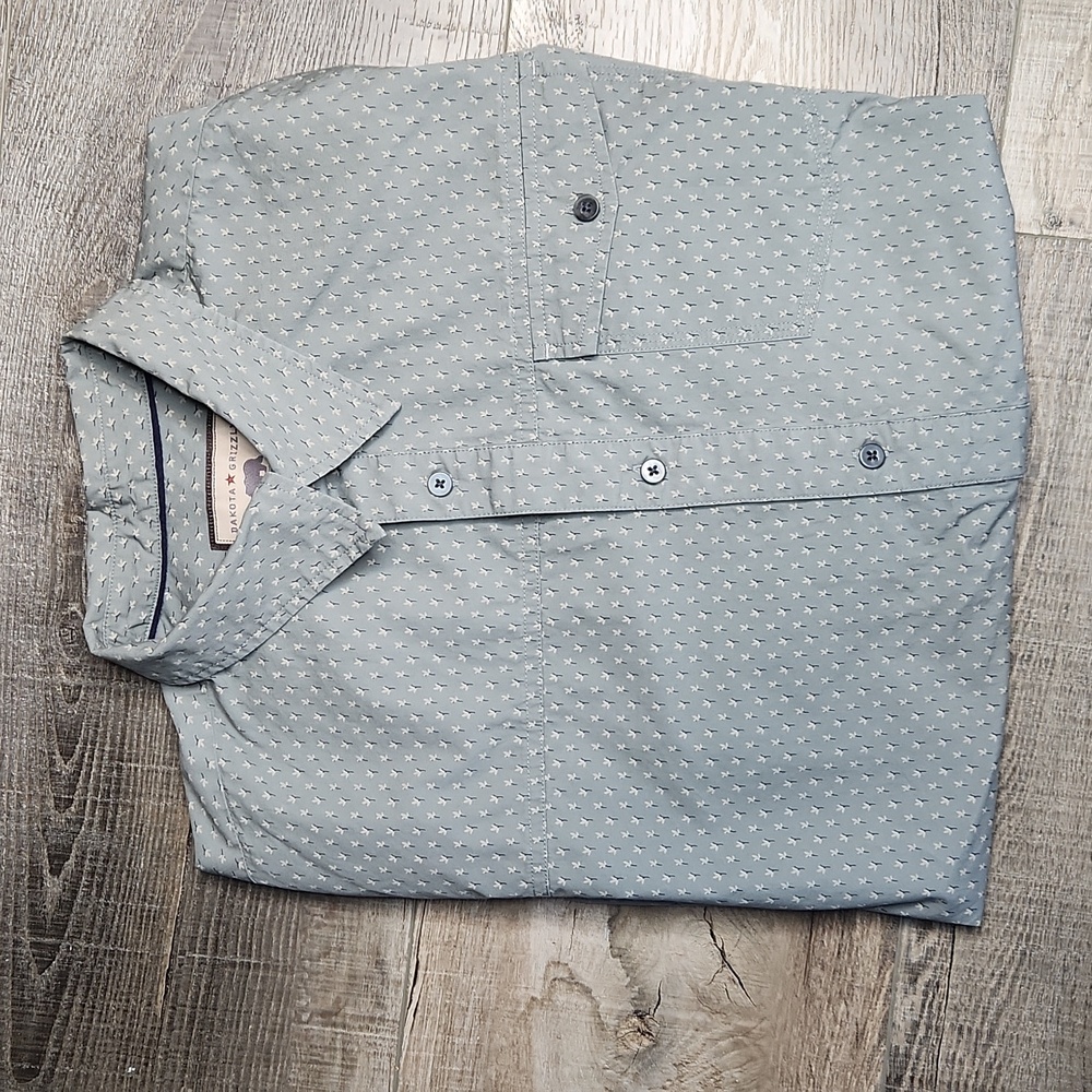 Dakota‎ Grizzly Men's Casual Grey Shirt